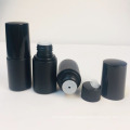 Black HDPE plastic bottle for cream with cover cap 40ml 60ml 100ml